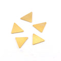 Brass Small 12mm x 9mm Metal Smooth Triangle Stamping Blank (5pc)