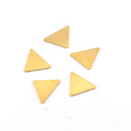 Brass Small 12mm x 9mm Metal Smooth Triangle Stamping Blank (5pc)