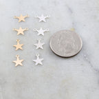 Sterling Silver or 14K Gold Filled Choose Your Star or Delicate (4pc)