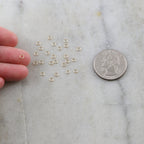 14K Gold Filled 3mm 24 Gauge Open Jump Rings Charm Links Gold Findings (25pc)