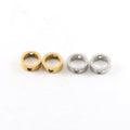 Pewter Small 9mm Metal Open Circle Connector Bead Ring 2 Hole (2pc)