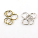Pewter Thick Split Ring Open Circle 15mm Metal Connector Ring (5pc)