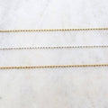 Gold Plated or Brass 3 Ft Tiny Delicate 1.5mm Shiny Gold – Sold by the Foot