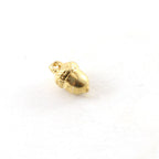 8mmx5mm Sterling Silver or Vermeil Tiny Acorn Charm Gold Nature Oak Tree