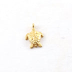 Sterling Silver or Vermeil Small Sea Turtle Charm Ocean Summer Vacation Animal