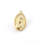 20mmx12mm Sterling Silver or Vermeil Our Lady of Fatima Double Sided Small