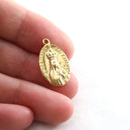 20mmx12mm Sterling Silver or Vermeil Our Lady of Fatima Double Sided Small