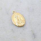 20mmx12mm Sterling Silver or Vermeil Our Lady of Fatima Double Sided Small