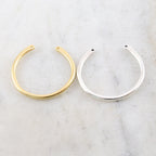 Pewter Large Double Top Loop Horse Shoe Arc Curve U Shape