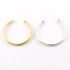 Pewter Large Double Top Loop Horse Shoe Arc Curve U Shape