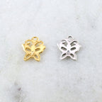 13mmx10mm Sterling Silver or Vermeil Delicate Girly Sweet Butterfly Charm