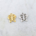 13mmx10mm Sterling Silver or Vermeil Delicate Girly Sweet Butterfly Charm