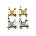 25mmx12mm Pewter Torah Star of David Paper Scroll Pendant Charm (2pc)