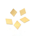 Brass 20mm x 15mm Metal Smooth Diamond Stamping Blank (5pc)