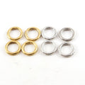 Pewter Small 12mm Metal Raw Open Circle Connector Ring Charm (4pc)