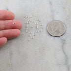 Sterling Silver 3mm 22 Gauge Open Jump Rings Charm Links Findings (25pc)