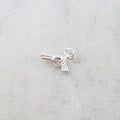 Sterling Silver Lightweight Revolver Gun Weapon Charm Police Firearm