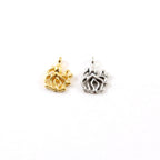 Sterling Silver or Vermeil Teeny Tiny Small Octopus Charm Ocean Summer
