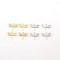 13mmx15mm Base Metal Lightweight Flying Dragonfly Wings Charm Fantasy (4pc)