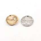 20mmx20mm Pewter United States Round Buffalo Five Cents Coin Charm