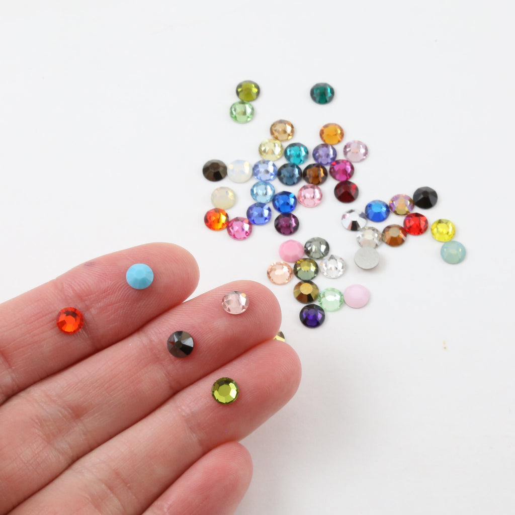 Size 20SS=4.6mm-4.8mm Swarovski Crystal Flat Back (144pc)