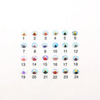 Size 20 SS =4.6mm-4.8mm Swarovski Crystal Aurora (144pc)