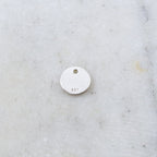 9mm Sterling Silver Small Round Stamping Disc in Simple Dainty Minimal