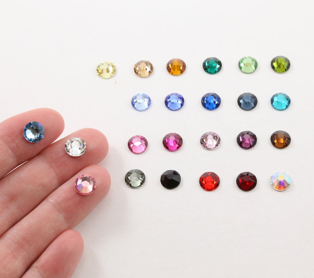 Size 34SS=7.7mm-7.27mm Swarovski Crystal Flat Back (144pc)
