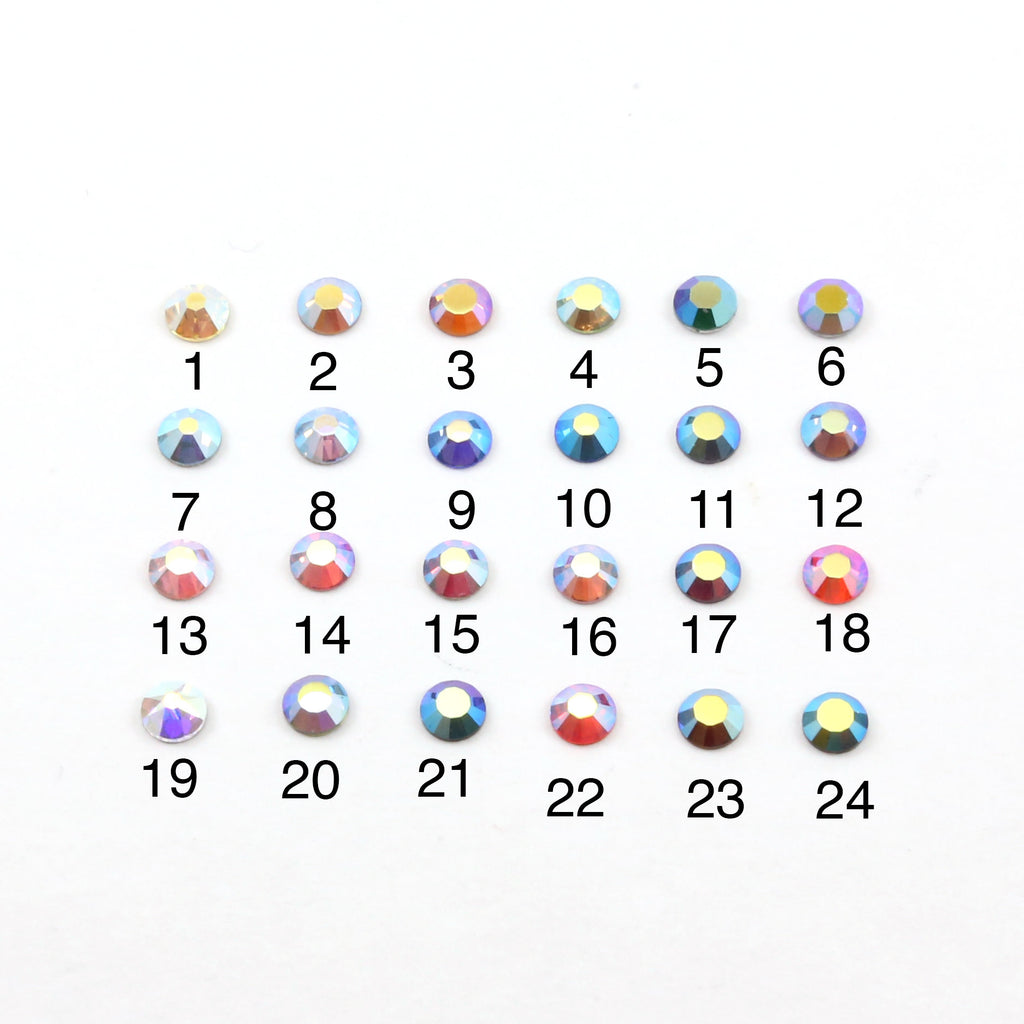 Size 16 SS=3.8mm-4mm Swarovski Crystal Aurora Borealis (144pc)