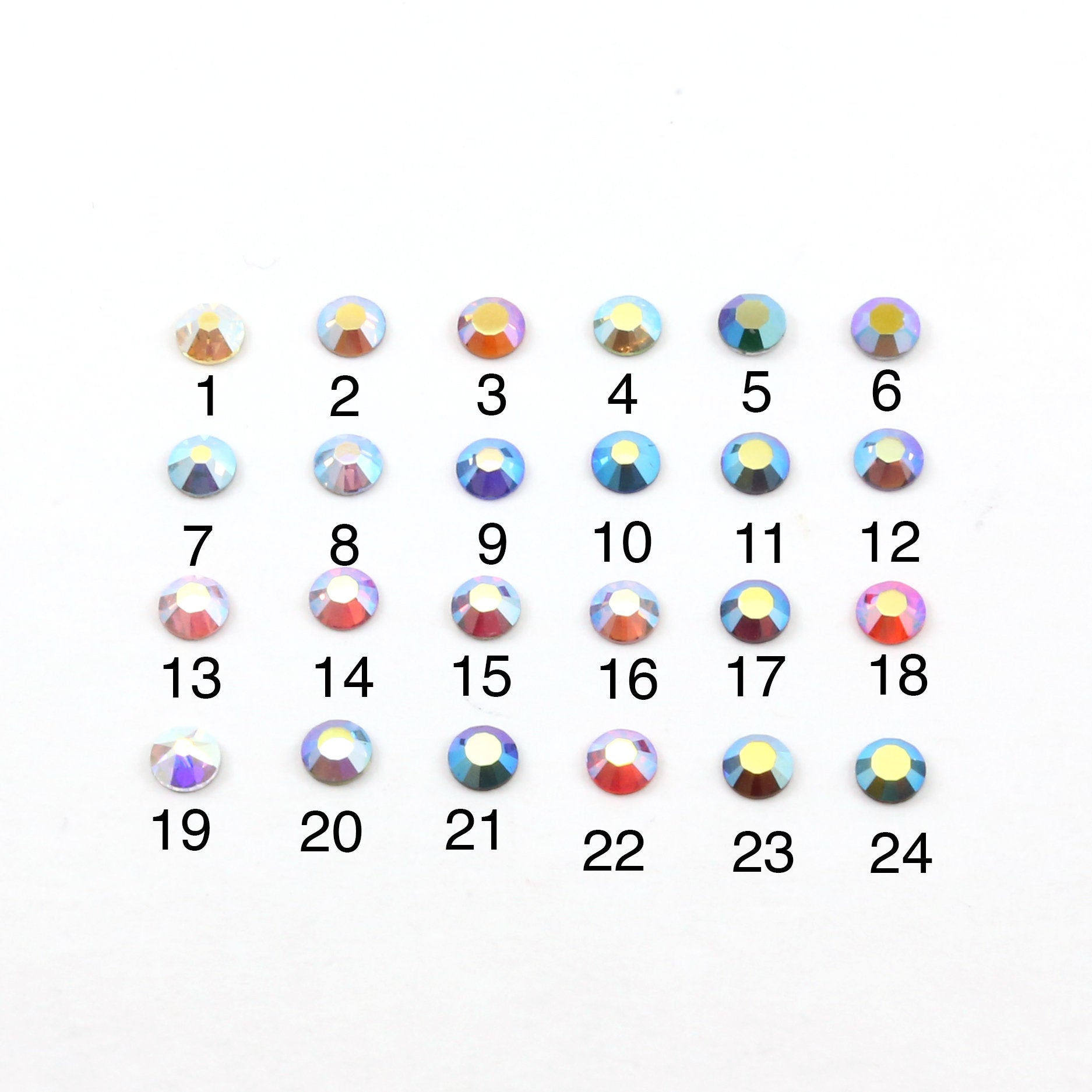 Size 16 SS=3.8mm-4mm Swarovski Crystal Aurora Borealis (144pc)