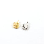 Sterling Silver or Vermeil Teeny Tiny Small Octopus Charm Ocean Summer