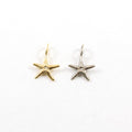 Sterling Silver or Vermeil Small Starfish Charm Ocean Inspired Nautical Sea