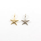 Sterling Silver or Vermeil Small Starfish Charm Ocean Inspired Nautical Sea