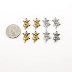 20mmx13mm Pewter Angel to One I Love Fairy Cherub Angelic Charm Mothers (4pc)