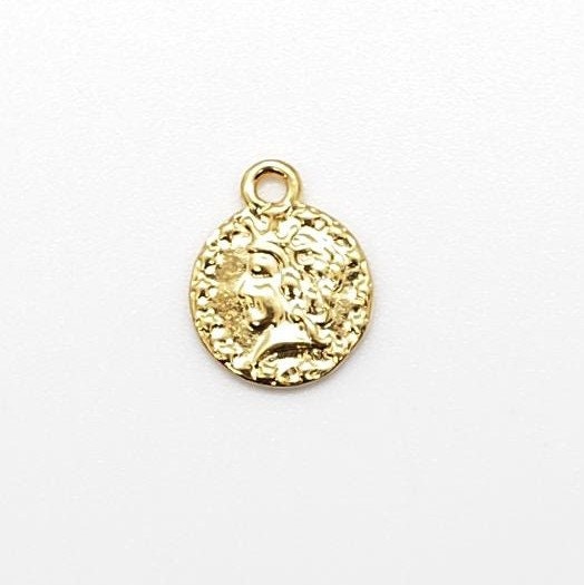 Vermeil Double Sided Liberty Coin with Detailed Shield Back