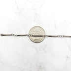 15mmx1.5mm Brass Long Twisted Bar Link Chain in Antique – Sold by the Foot