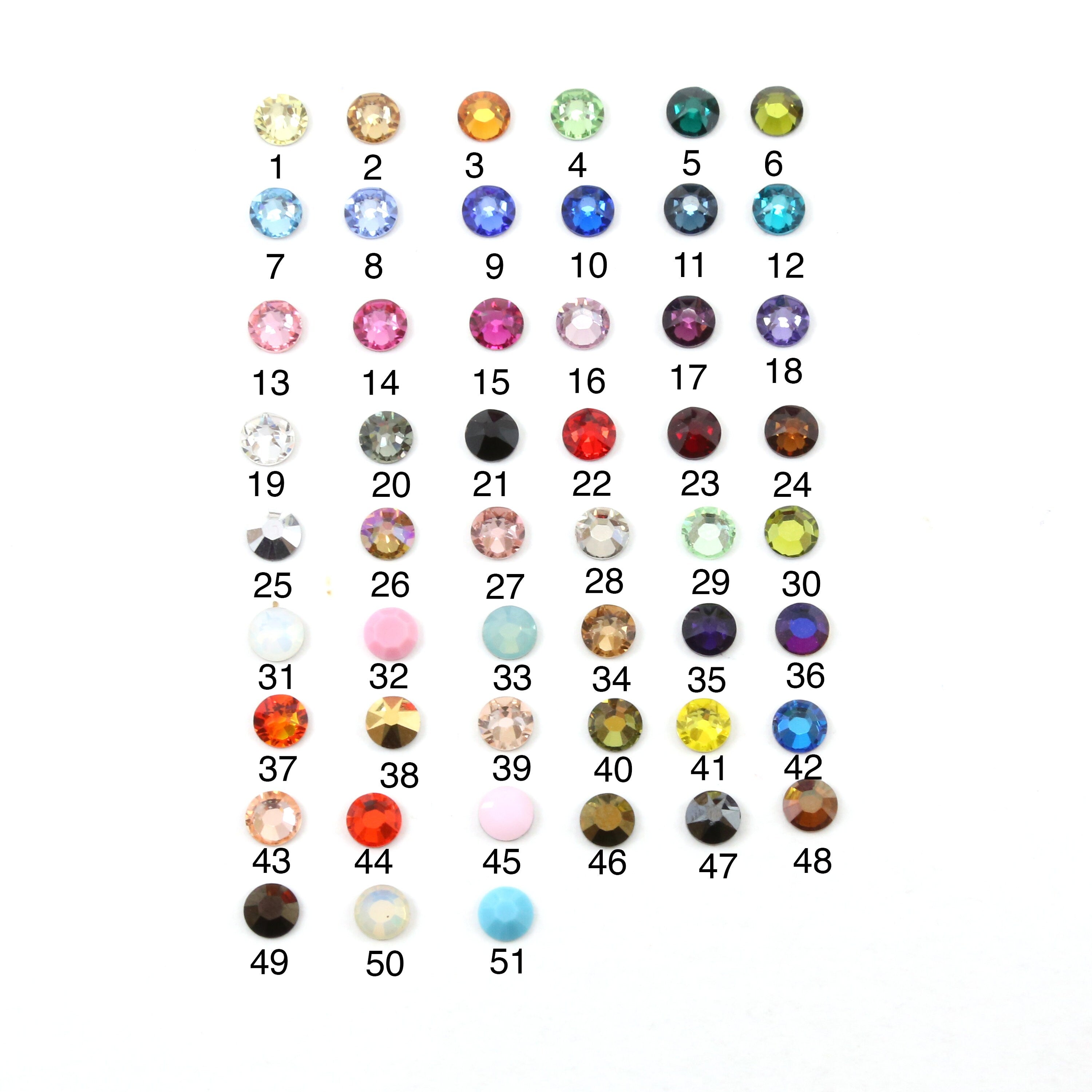 Size 20SS=4.6mm-4.8mm Swarovski Crystal Flat Back (144pc)