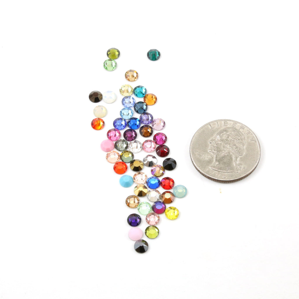 Size 20SS=4.6mm-4.8mm Swarovski Crystal Flat Back (144pc)
