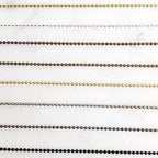 Gold Plated or Brass 3 Ft Tiny Delicate 1mm Shiny Gold – Sold by the Foot