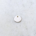 9mm Sterling Silver Small Round Stamping Disc in Simple Dainty Minimal