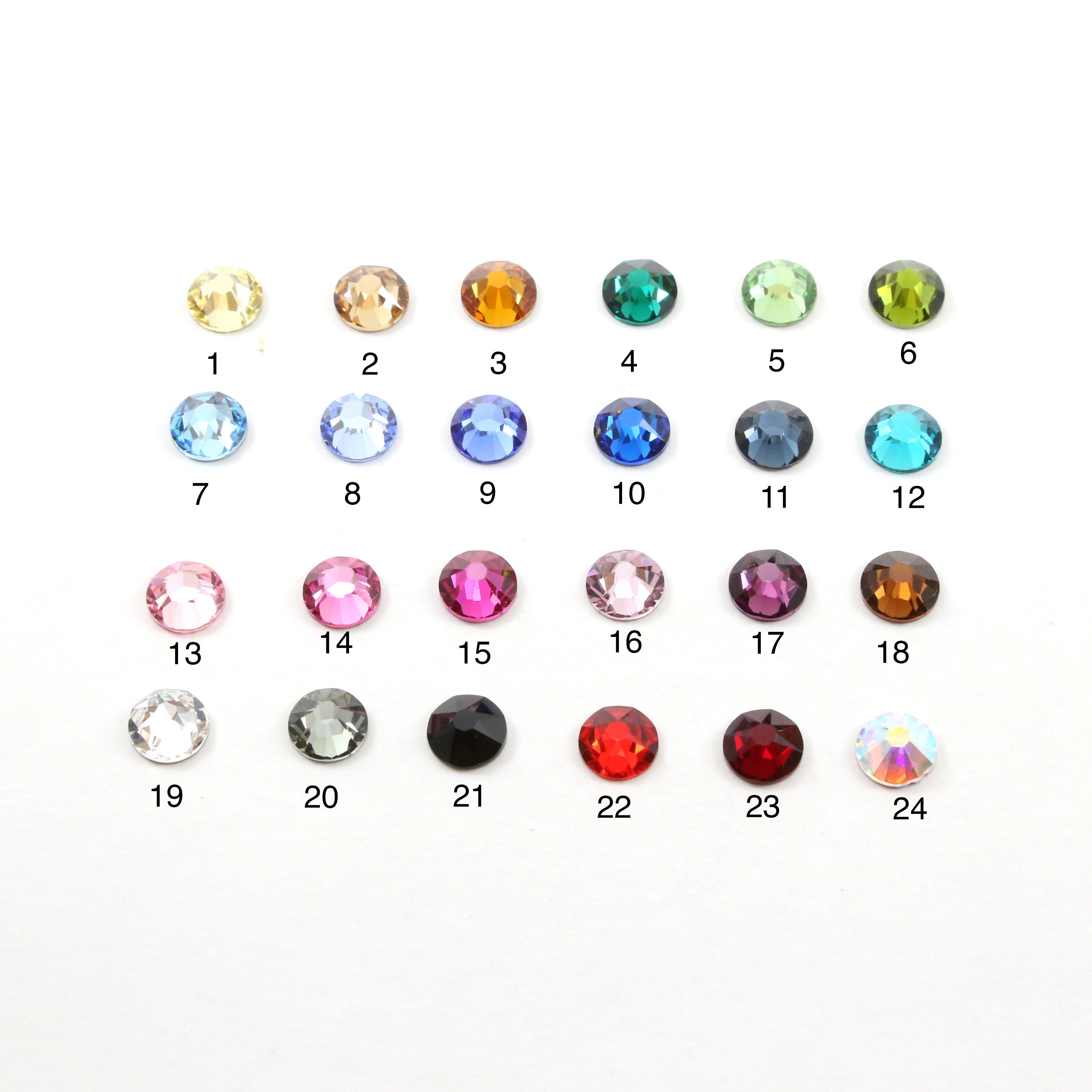 Size 34SS=7.7mm-7.27mm Swarovski Crystal Flat Back (144pc)