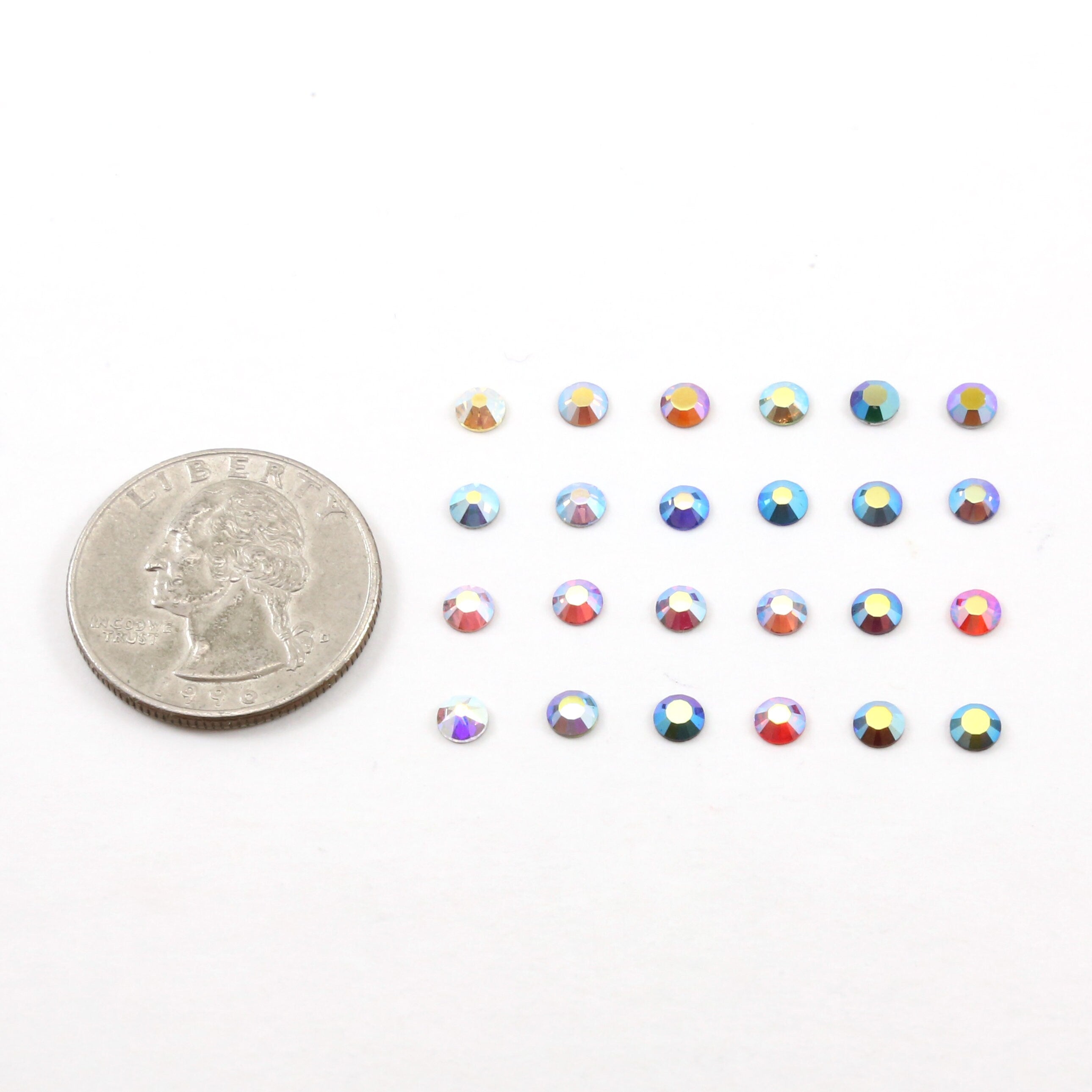 Size 16 SS=3.8mm-4mm Swarovski Crystal Aurora Borealis (144pc)
