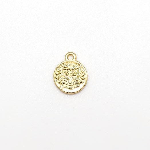 Vermeil Double Sided Liberty Coin with Detailed Shield Back