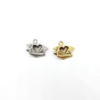 Pewter Heart in Box in Fragile Box Charm Necklace Pendant (2pc)