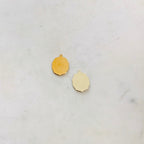 Sterling Silver or 14K Gold Filled Oval Star of David or Charm with Scalloped
