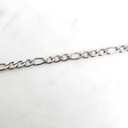 4.5mm Stainless Steel Figaro Stainless Steel Chain Jewelry – Sold by the Foot