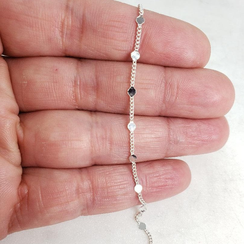 Gold Plated or Base Metal Tiny Delicate 1mm Chain Shiny – Sold by the Foot