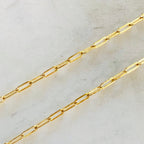 9mmx3mm Sterling Silver or 14K Gold Filled Thick Elongated – Sold by the Foot