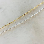 5.9mmx1.75mm Brass Gold or Silver Plated Delicate – Sold by the Foot