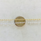 5.9mmx1.75mm Brass Gold or Silver Plated Delicate – Sold by the Foot